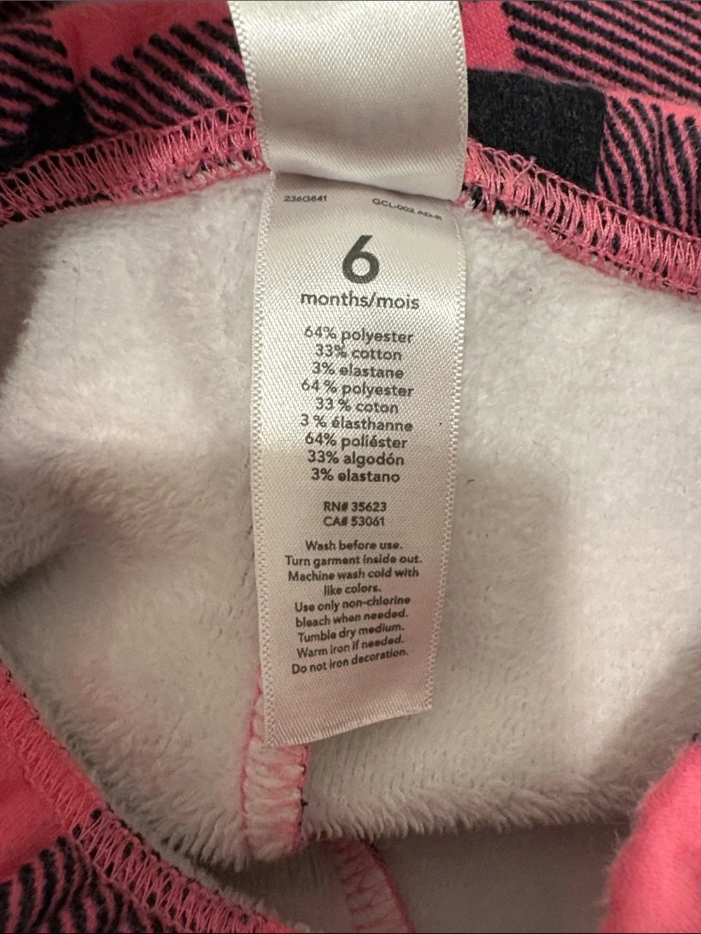 Carter’s Fleece Lined Bottoms